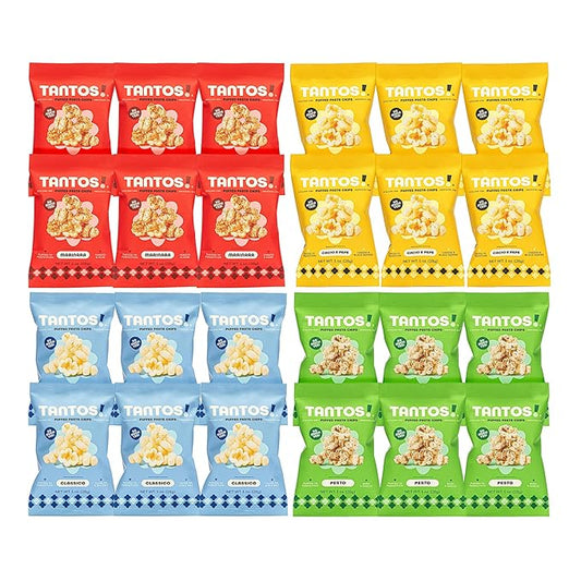 Tantos! Puffed Pasta Chips ??Healthy Pasta Snack by Top Chef Joe Sasto ??Plant-Based, Low Calorie