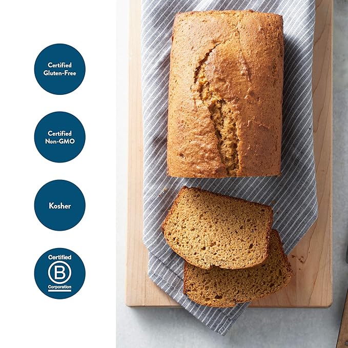 King Arthur, Gluten Free Pumpkin Bread + Muffin Mix, Gluten-Free, Non-GMO Project Verified
