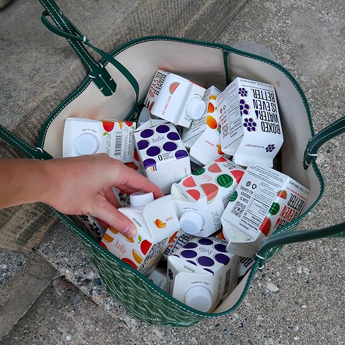 Boxed Water 8.5 oz. (24 Pack) ??Blackberry in Boxes, BPA-Free, Refillable Cartons, Sustainable