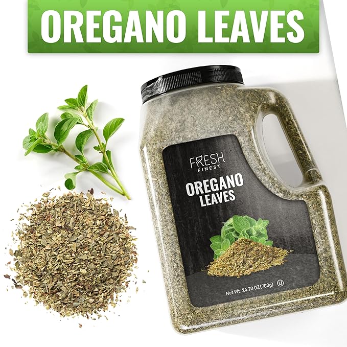 Fresh Finest Oregano Spice 24.70 oz ??Premium Dried Oregano Leaves Bulk, All-Natural, Non-GMO