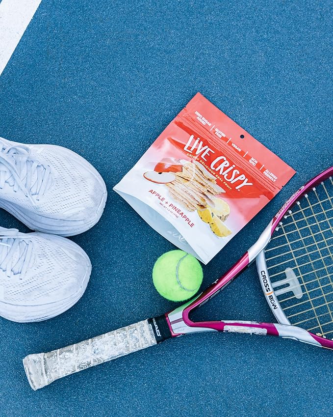 Live Crispy Fruit Chips - Pineapple-Powered Snack Packed with 100% Natural Fruit