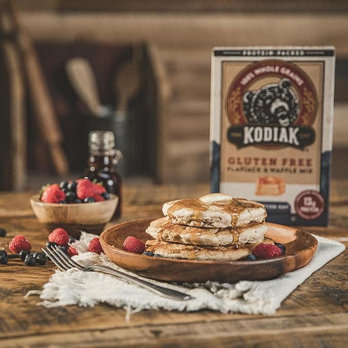Kodiak Gluten Free Flapjack, Pancake & Waffle Mix, Frontier Oat, High Protein,100% Whole Grains