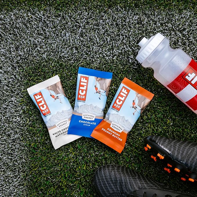 CLIF BAR - Protein Bars - Crunchy Peanut Butter - Made with Organic Oats - Energy Bars - Non-GMO