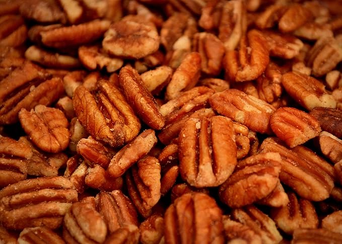Unsprayed Sprouted 8 lb Raw Wild-Harvested Family Recipe Crispy Sea Salt Texas Native Pecans-Fresh