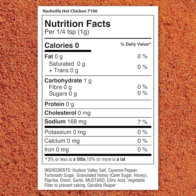 The Spice Lab Nashville Hot Chicken Seasoning - All Purpose Spicy Dry Rub for Fried Chicken, Pork
