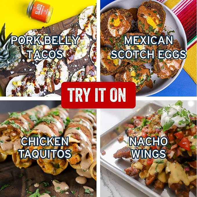 PS Seasoning El Jefe - Adobo Honey Spice Blend & Adobo All-Purpose Seasoning Dry Rub for Tacos