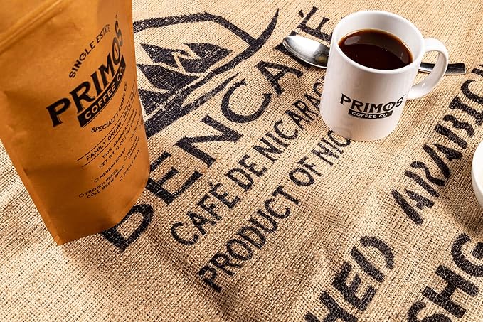 Single Origin Specialty Coffee, Whole Bean, Medium Roast, Direct Trade, Primos Coffee Co, 2 Bags