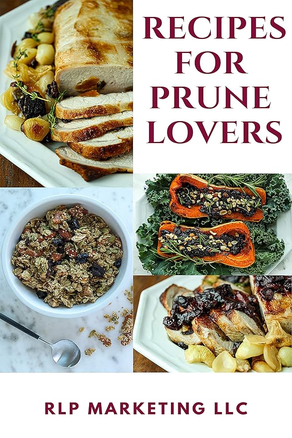 Sunsweet Prunes, Pitted Prunes Bundle, ONE 16 oz Canister of Dried Plums Plus "Recipes For Prune
