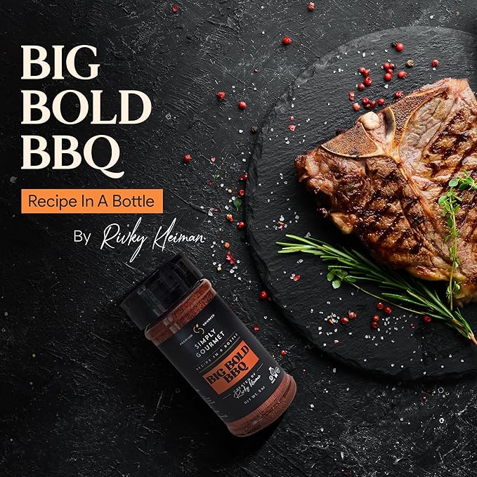 Big Bold BBQ Spice 5oz | Recipe in a Bottle | Premium Blend Spice for Gourmet Cooking | No-Addition