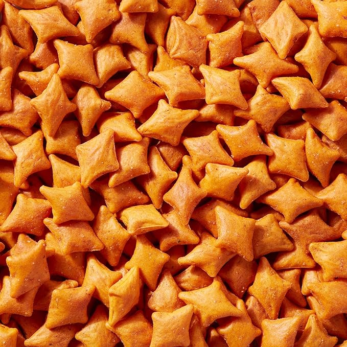 Simple Mills Pop Mmms Cheddar Baked Snack Pack Crackers, Gluten Free, 8 Pack (Pack of 4)