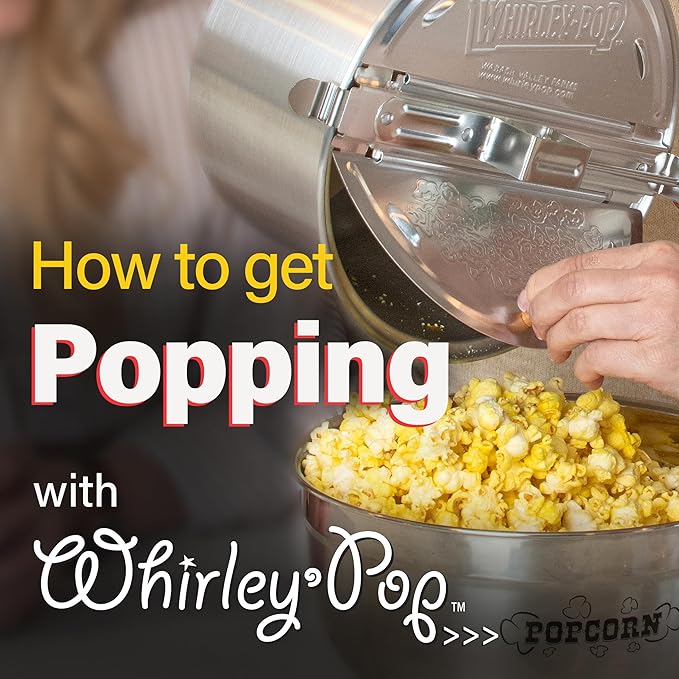 Movie Night Popcorn Kernel Jars - Wabash Valley Farms "Dinner" Popcorn Kernels, Movie Night