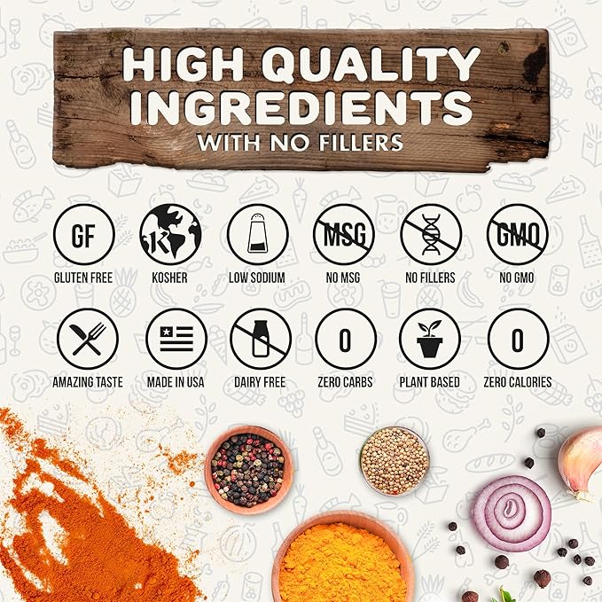 Sweet & Spicy Combo Pack of 3, Spices, Toppers and Seasoning Gift Set - Everything Spicy, Buttery