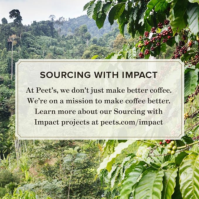 Peet's Coffee, Medium Roast Espresso Capsules, Compatible with Nespresso Original Machine