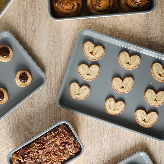 Sur La Table Kitchen Essentials Bake Sale 15 X 10 Inch PFOA, PFAS, PTFE Free Nonstick Cookie/Baking