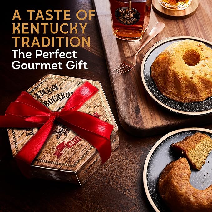TORTUGA Kentucky Bourbon Butter Cake - 4 Oz. - 2 Pack - The Perfect Premium Gourmet Gift for