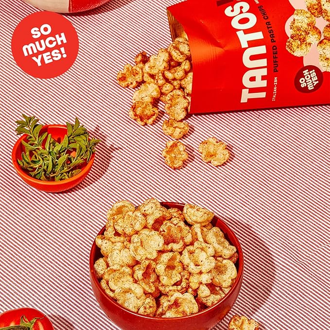 Tantos! Puffed Pasta Chips ??Healthy Pasta Snack by Top Chef Joe Sasto ??Plant-Based, Low Calorie
