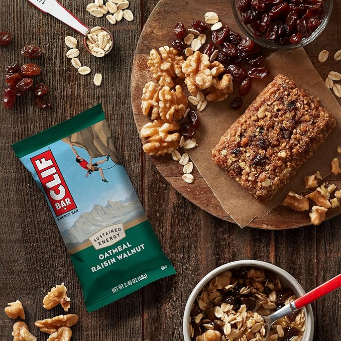 CLIF BAR - Variety Pack - 4 Flavors - Made with Organic Oats - Energy Bars - Non-GMO - Plant Based