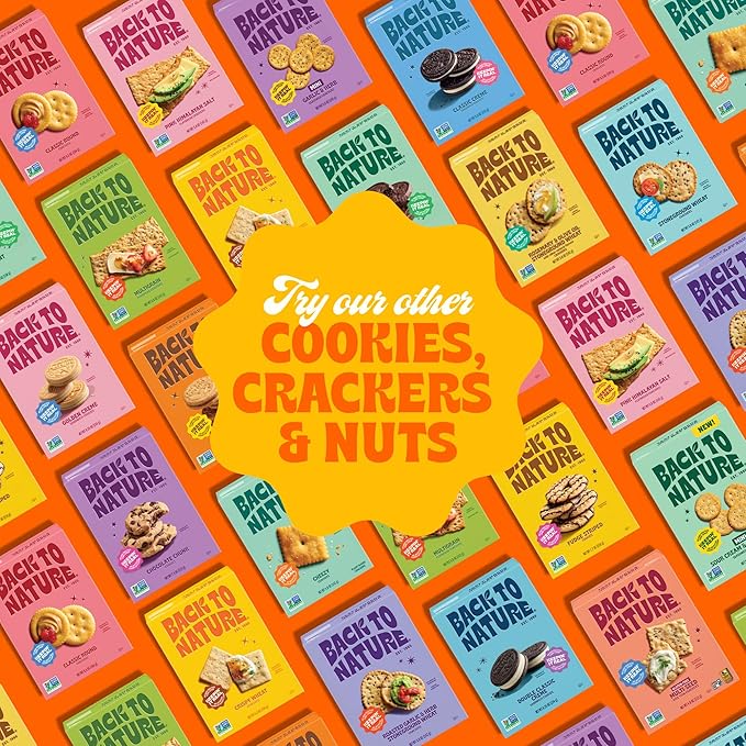 Back to Nature Jumbo Cashews - Dry Roasted with Sea Salt, Non-GMO High Protein Snacks, 9 Ounce