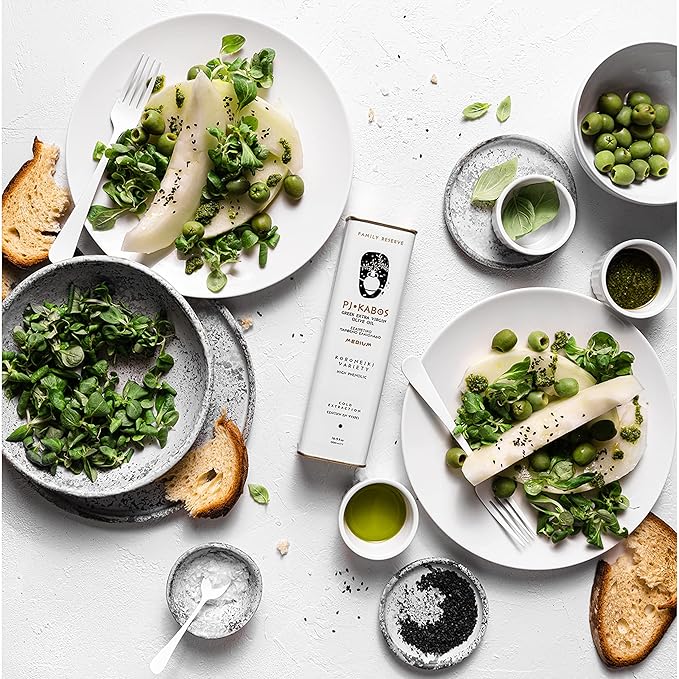 P.J. KABOS 2024/25 Harvest, High Phenolic (450+mg/kg), Premium Greek Extra Virgin Olive Oil