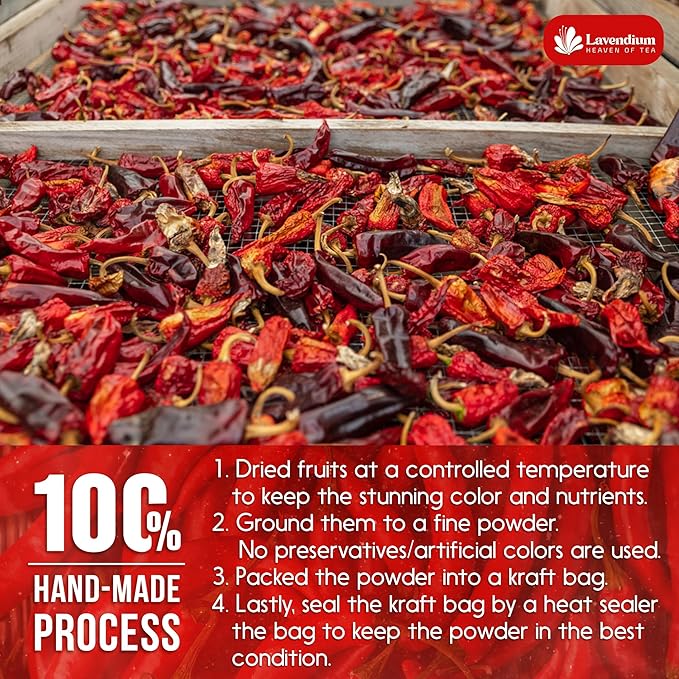 Lavendium, Premium 1.56 lbs Cayenne Pepper Powder??Pure Ground Red Pepper, Bold and Spicy Flavor