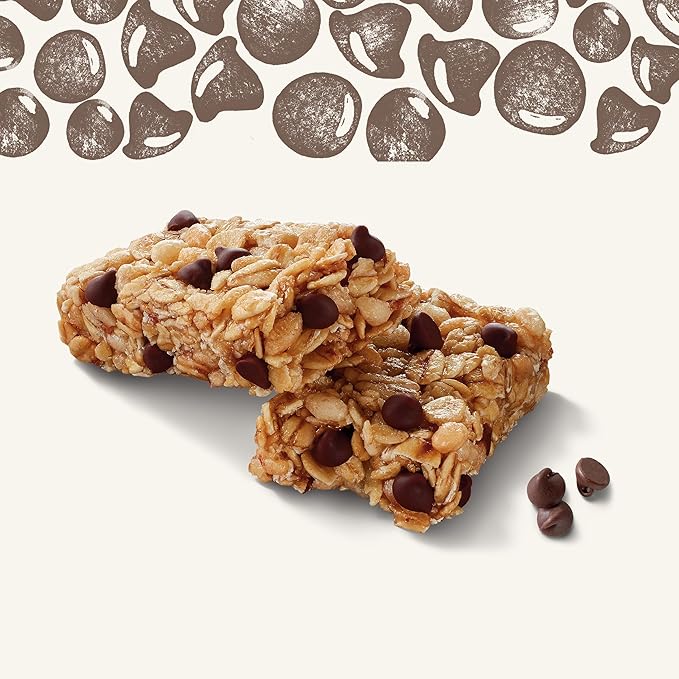 Cascadian Farm Organic Chewy Granola Bars, Dark Chocolate Chip, Value Size, 10 Bars, 12.3 oz