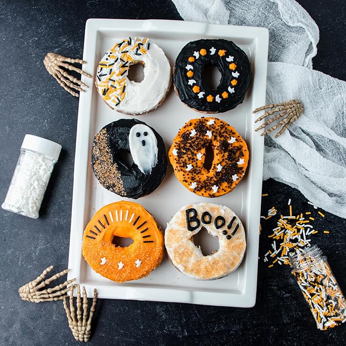 Sweets Indeed Dye-Free Halloween Sprinkles 4-Pack ??11.57 oz Natural Spooky Decorating Set |