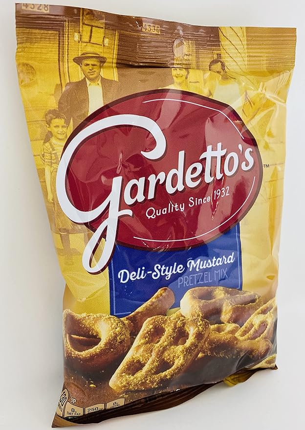 Deli Style Mustard Pretzel Mix Compatible With Gardettos 2-5.5oz