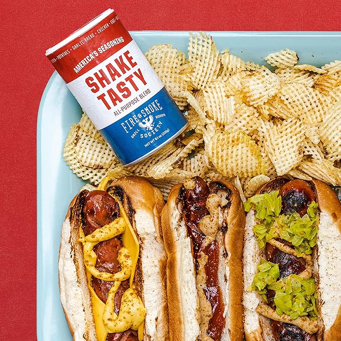 Fire & Smoke Society Shake Tasty All Purpose Seasoning | BBQ Rubs for Smoking and Grilling | Steak