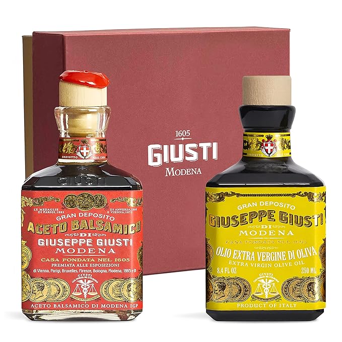 Giuseppe Giusti Balsamic Vinegar of Modena and Extra Virgin Olive Oil Set??Gran Deposito Aceto