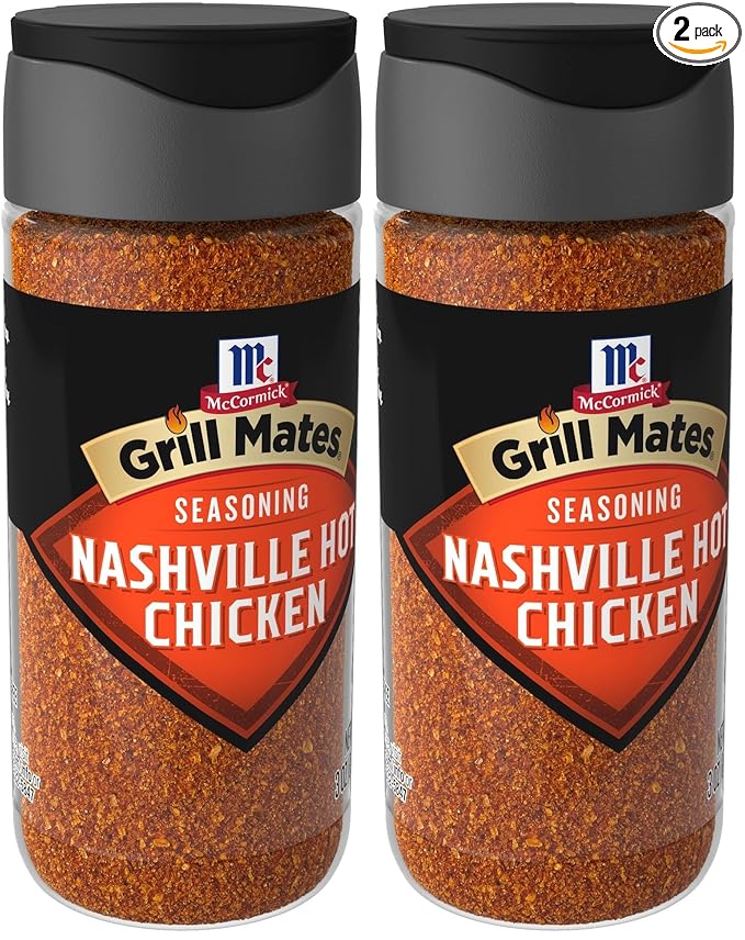 McCormick Grill Mates Nashville Hot Chicken Seasoning, 3 oz (Pack of 2)