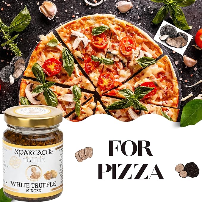 Spartacus White Truffle, Chopped, Preserved in Extra Virgin Olive Oil, The Perfect Gourmet