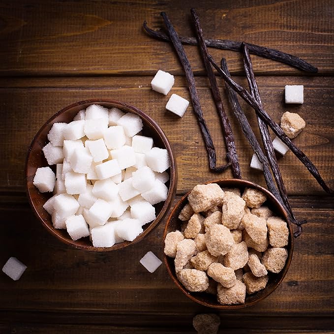 Pure Vanilla Bean Sugar - Made with Real Madagascar Pods & Pure Cane Sugar - For Cooking, Baking, &