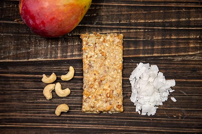 Tahoe Trail Bar, Plant-Based Natural Energy Bar (1.94 Ounce Protein Bar, 12 Count) High Protein