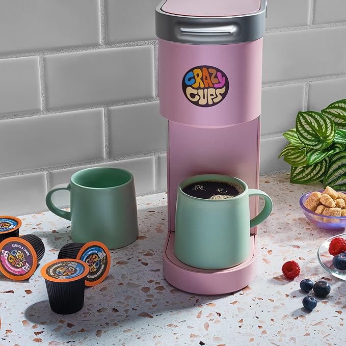Crazy Cups Blueberry Coffee Pods Variety Pack, Magic Berries Flavored Coffee, Single Serve
