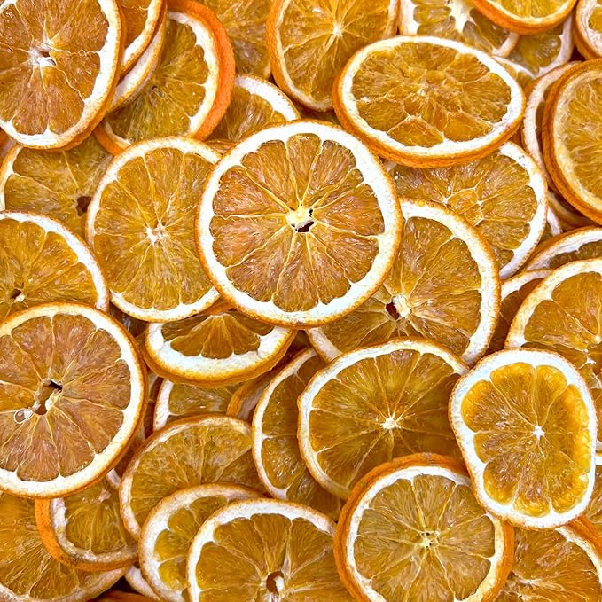 Dehydrated Dried Orange Slices Wheels | Approx 17+ Slices | 100% Natural | Sugar Free | Gluten Free