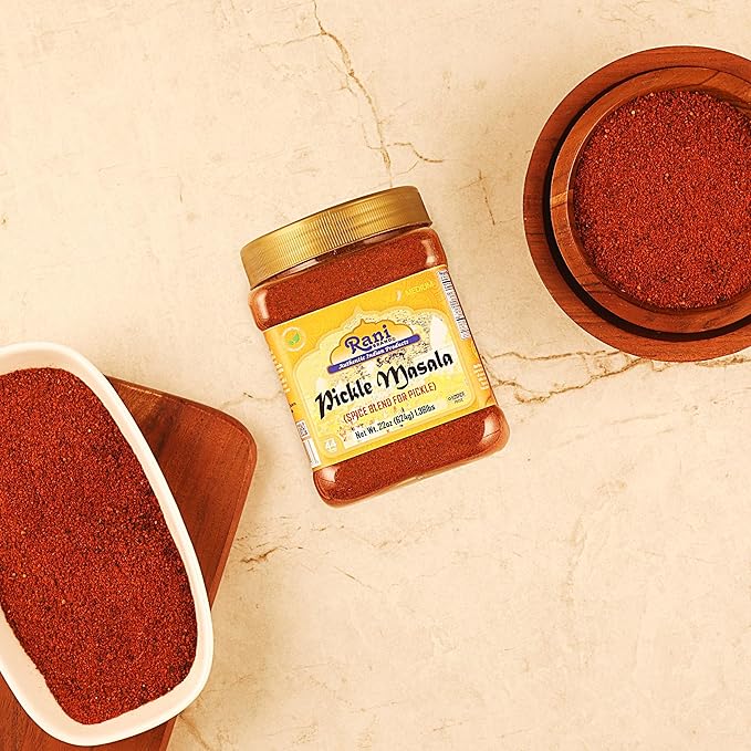 Rani Pickle (Achar) Masala Indian Spice Blend 22oz (1.375lbs) 624g PET Jar ~ Vegan | Gluten