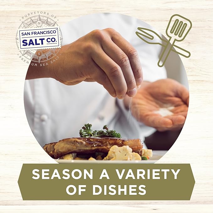 French Grey Sea Salt 2 lb. Bag Coarse Grain - Sel Gris by San Francisco Salt Company