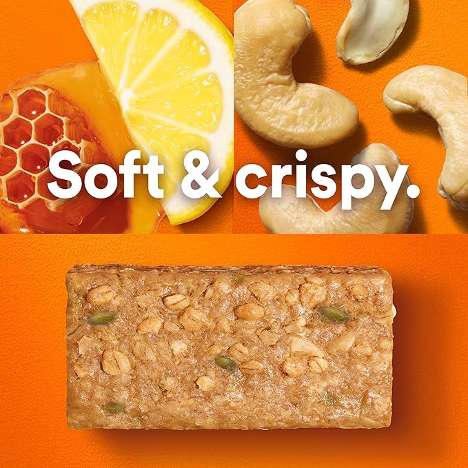 RXBAR Nut Butter and Oat Protein Bars, Protein Snacks, Snack Bars, Lemon Honey Cashew Butter