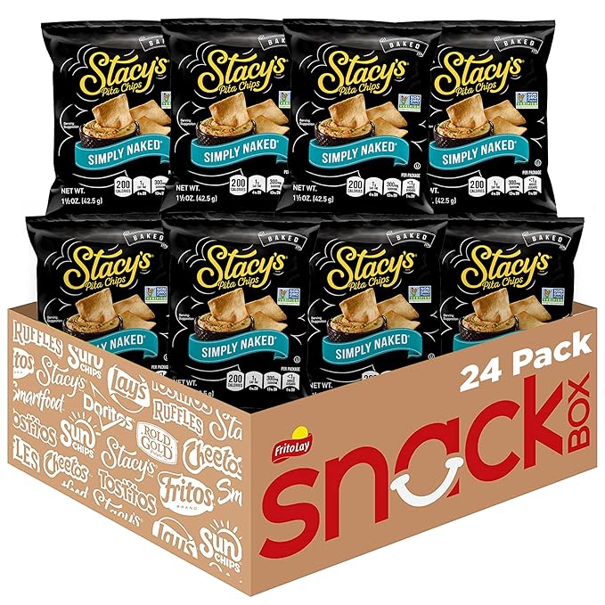 Stacy's Pita Chips, Simply Naked, 1.5-Ounce Bags (Pack of 24)