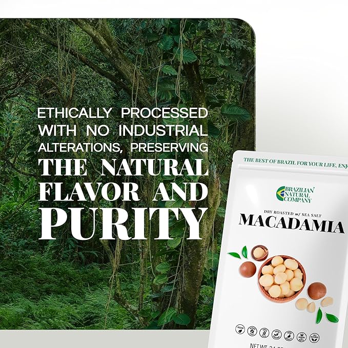 Macadamia Nuts Kit 48 oz, Stand Up Pouch – Rich in Omega 3, Vitamins and Minerals – Natural Source