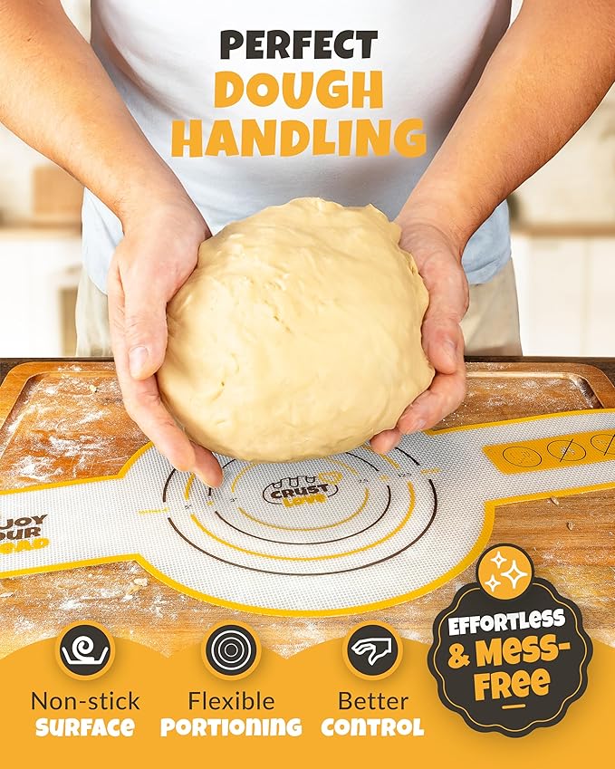 Silicone Bread Sling for Dutch Oven – Non-Stick Sourdough Sling & Baking Mat – Reusable & Easy to