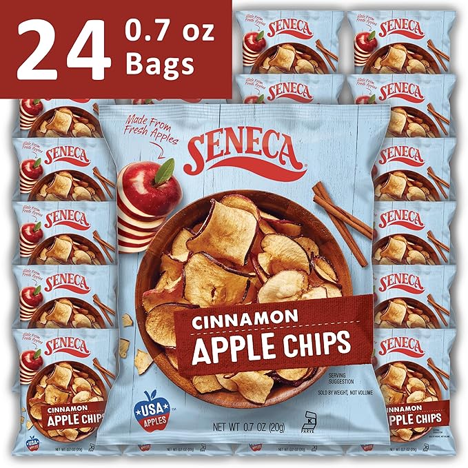 Seneca Cinnamon Apple Chips | Made from Fresh Apples | 100% Red Delicious Apples | Yakima Valley
