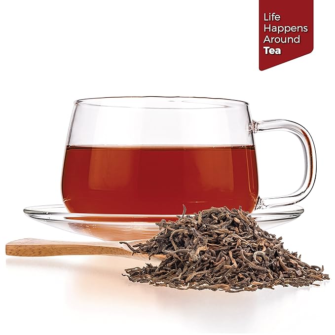 Tealyra - Ripe Pu'erh Tea - 20 Years Aged Loose Leaf from Yunnan - China - 100% Natural - Caffeine