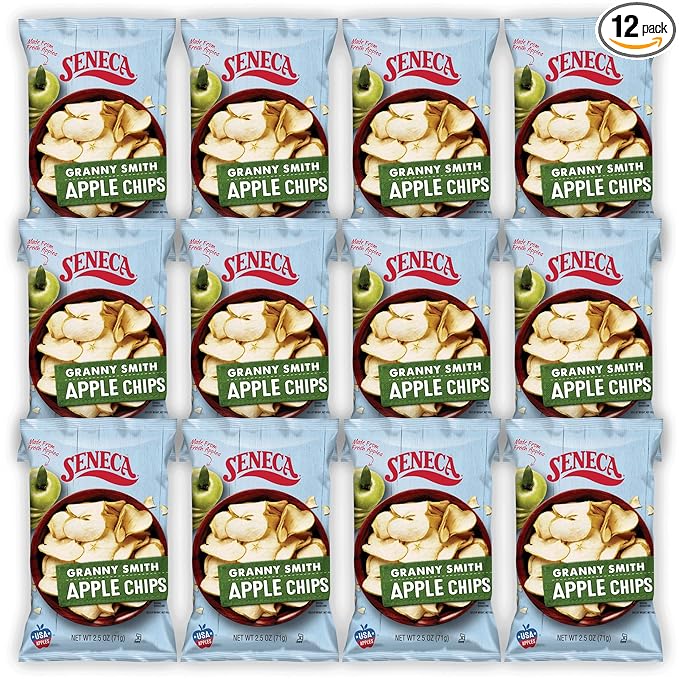 Seneca Granny Smith Apple Chips | Made from Fresh Apples | 100% Granny Smith Apples | Yakima Valley