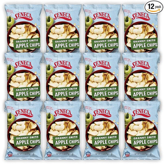 Seneca Granny Smith Apple Chips | Made from Fresh Apples | 100% Granny Smith Apples | Yakima Valley
