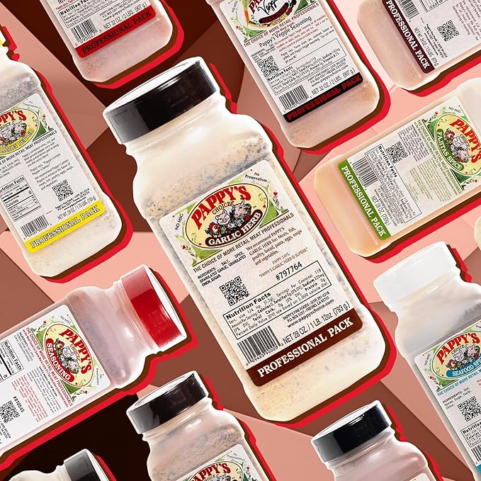 Pappy's Garlic & Herb Seasoning - Perfect for BBQ, Smoked Brisket, Steak, Chicken, Seafood, Veggies