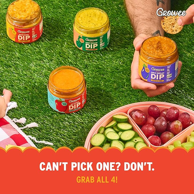 Growee Vegan Mango Dip ??Chutney Style ??Gluten-Free, Nut-Free, Queso Alternative ??Dairy-Free