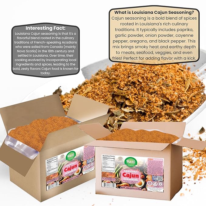 Rani Louisiana Cajun Seasoning (Special Blend for Gumbo, Jambalaya Crawfish, Shrimp) 400oz (25lbs)