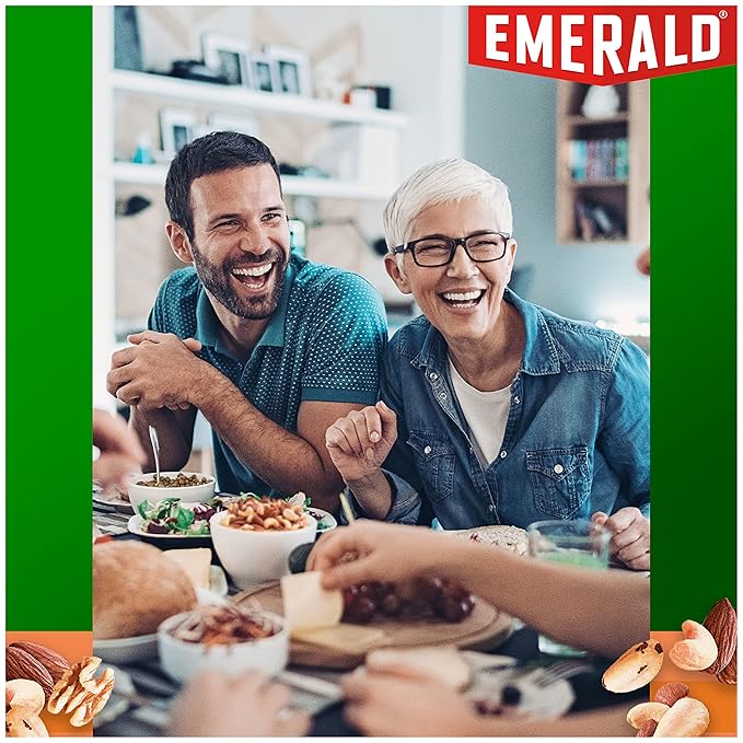 Emerald Nuts Deluxe Mixed Nuts (1-Pack), Features Roasted and Salted Nuts, Including Almonds