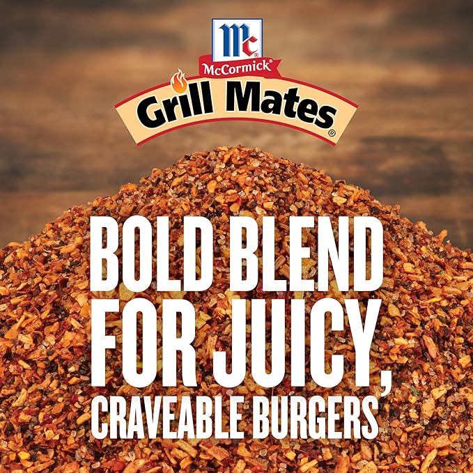 McCormick Grill Mates Hamburger Seasoning, 24 oz (Pack of 6) - Six 24 Ounce Containers of Hamburger